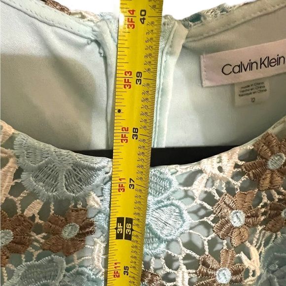 Calvin Klein Floral Lace Dress 12 - Picture 15 of 16